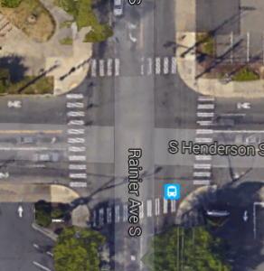 Rainier Ave S & S Henderson St (Google Maps)