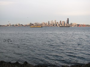 Seattle skyline from Alki