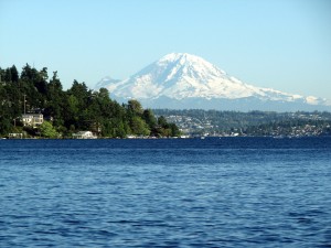 Mount Rainier from Seward Park